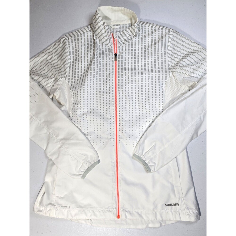 SAUCONY Women's Active Wear Size Small Full Zip Track Suit Jacket SZ Medium